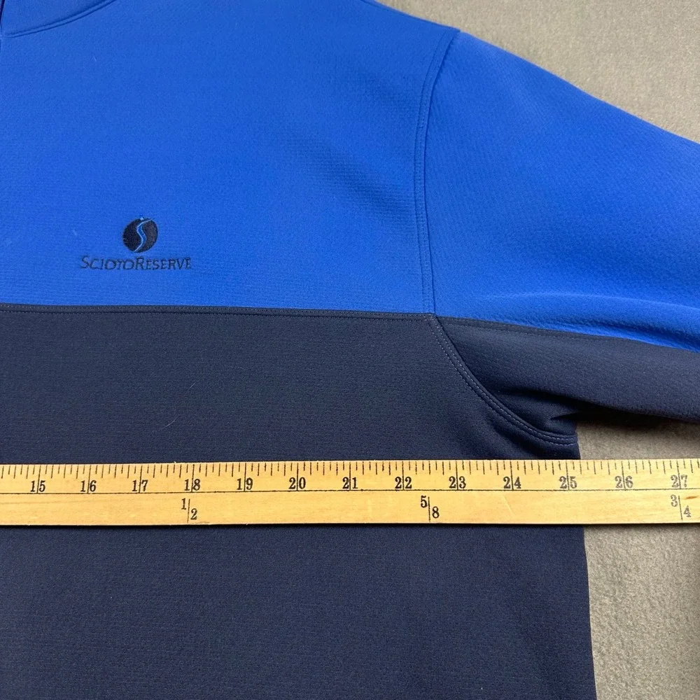 Nike Golf Therma-FIT 1/4 Zip Pullover Blue Navy Scioto Reserve 335838-493 XL